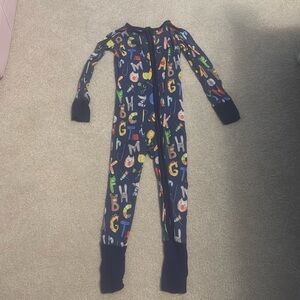 Little Sleepies 18-24M alphabet print pajamas